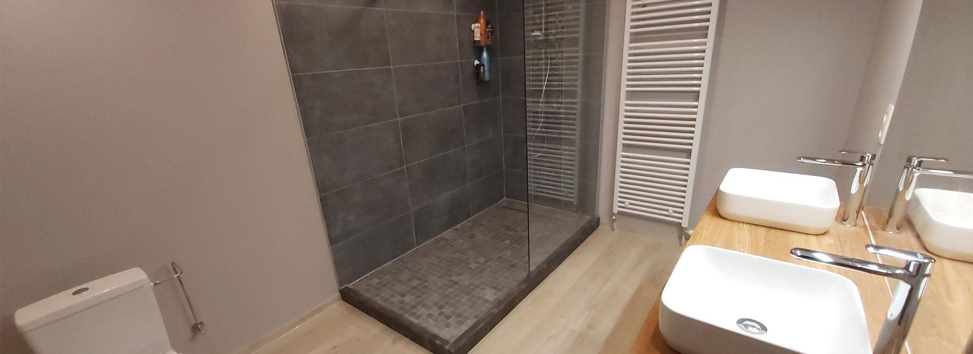 installation douche à l’italienne Saint-Sauveur