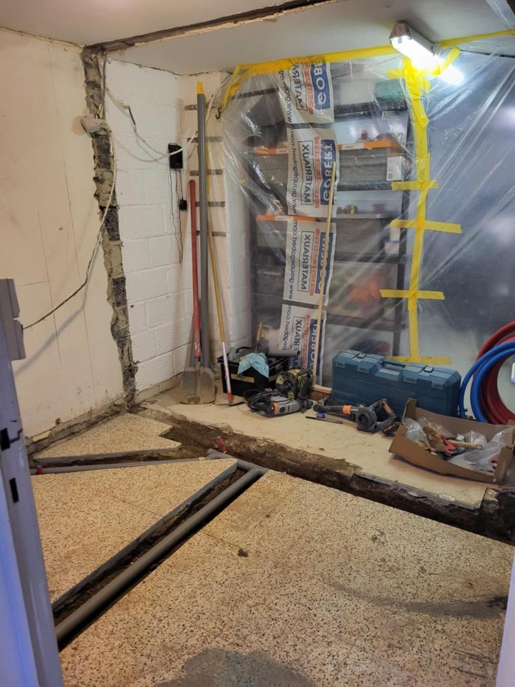 Travaux de création de salle de bain Ath