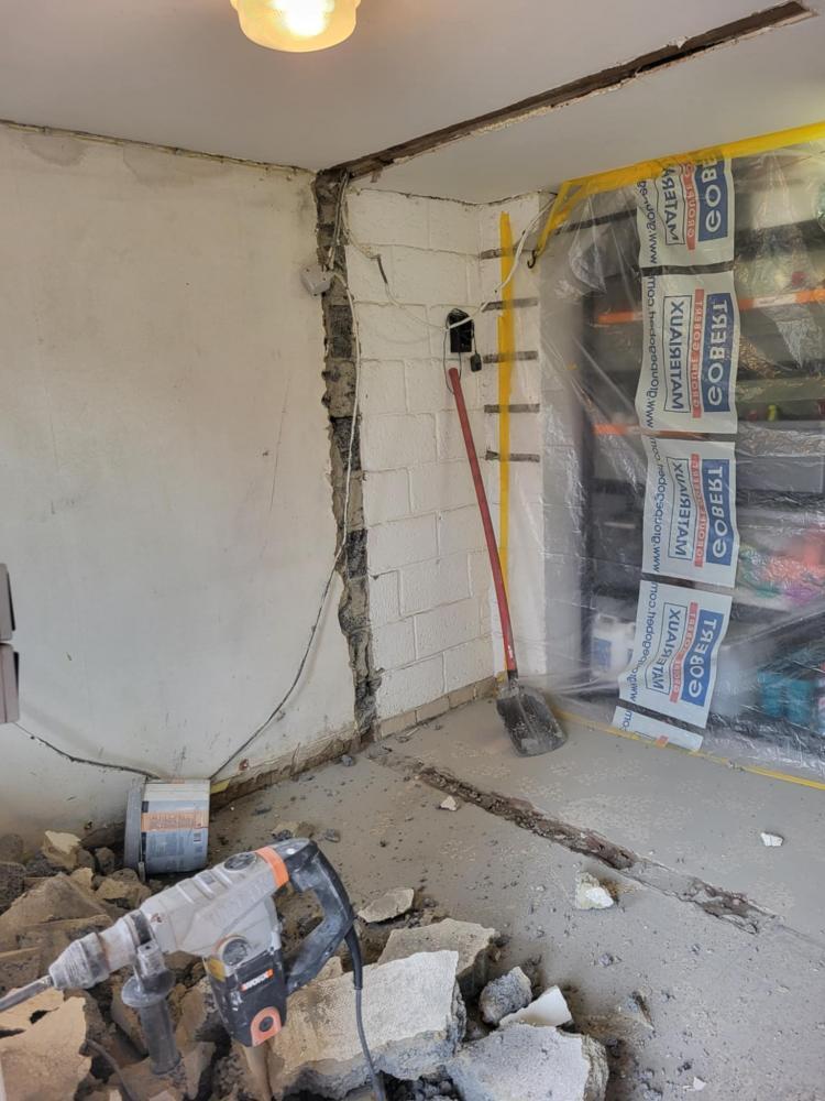 Travaux de création de salle de bain Beloeil